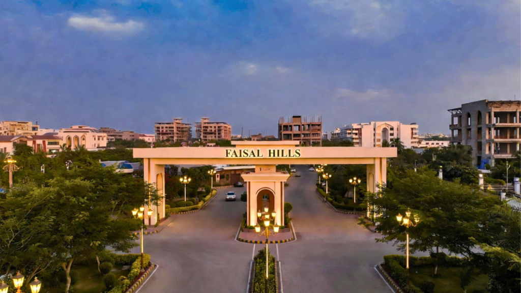 Faisal Hills Views residential plots with scenic mountain landscape